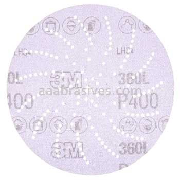 3M™ 7100010259 3” P400 Grit 360L Hookit™ Clean Sanding Disc