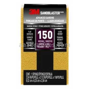 3M™ 7100015174 SandBlaster™ Advanced Sanding Sanding Sponge 3-3/4x2-1/2x1 150 Girt