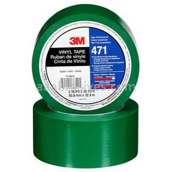 3M™ 7100044652 Vinyl Tape 471 Green 2" x 36 yards