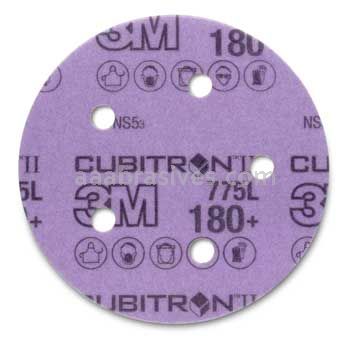 3M&trade; 7100075208 5 x NH 180+ Grit 775L Cubitron&trade; II Stikit&trade; Film Disc