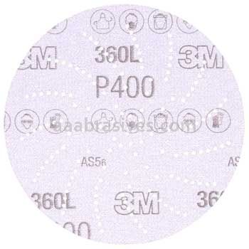 3M™ 7100084760 3” P400 Grit 360L Hookit™ Clean Sanding Disc