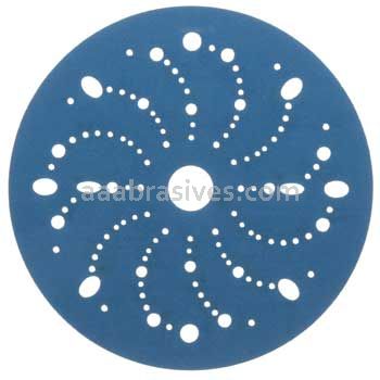 3M™ 7100091096 6” #240 Grit Hookit™ Blue Abrasive Disc 321U Multi-hole