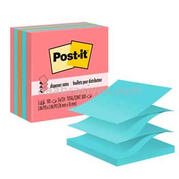 3M™ 7100096570 Post-it™ Pop-up Notes 3301-5AN 3 in x 3 in
