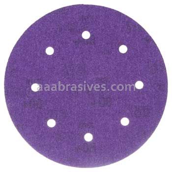 3M™ 7100155305 8" 80+ Grit Cubitron™ II Hookit™ Clean Sanding Abrasive Disc