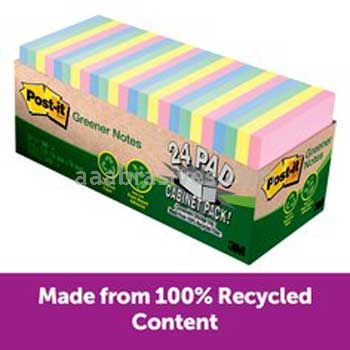 Post-it™ Notes 654R-24CP-AP 3 in x 3 in Helsinki Collection 3M 7100167708
