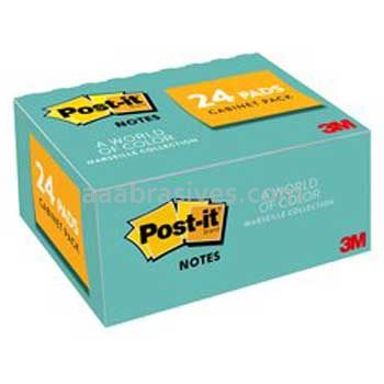 Post-it&trade; Notes 653-24APVAD 1 3/8 in x 1 7/8 in 3M 7100183007