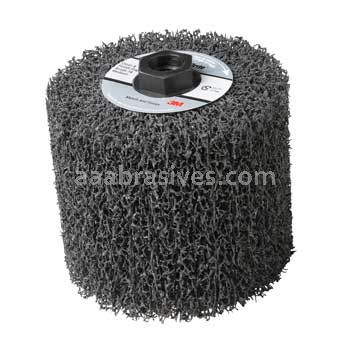 3M™ 7100191087 4-1/2 x 6 x 3/4 5 A/O Extra Coarse Scotch-Brite™ Match and Finish Flap Brush