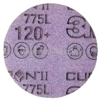 3M™ 7100214888 4 x 1/2 120+ Grit 775L Cubitron™ II Stikit™ Film Disc