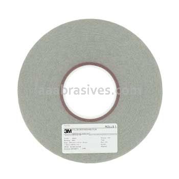 3M&trade; 7100227679 0.63 x 900 ft x 1-1/2 80 Micron 5 MIL 373L Microfinishing Film Roll