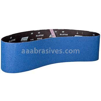 Norton 2-1/2 x 60 BlueFire Cloth Narrow Benchstand Belt 60 Grit R884P ZA