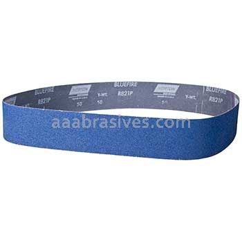 Norton Abrasives 78072727100 2 x 48 Abrasive Sanding Belt Bluefire R821P Sanding Belt 60 Grit Zirconia Alumina