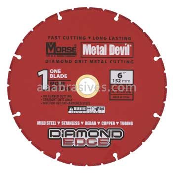 Morse® Metal Devil Diamond Edge 6x.050x7/8-5/8 Cut-Off Wheel