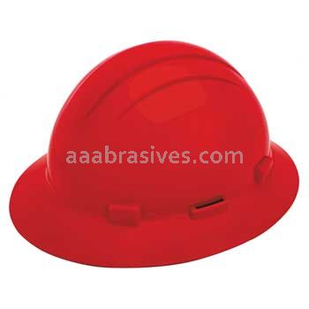 ERB 19304 Americana Full Brim With Accessory Slots Slide-Lock 4-Point Nylon Safety Helmet