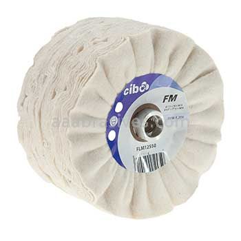 Cibo Abrasives 5 x 2 x 5/8-11 FM Flannel Polishing Wheel