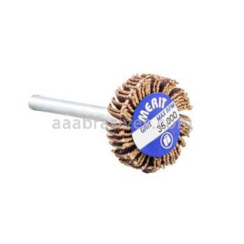 3/4 x 3/16 x 1/8 320 Merit Micro-Mini Grind-O-Flex Small Diameter Flap Wheel