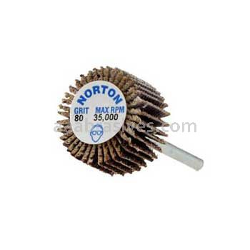 3/4 x 3/8 x 1/8 80 Grit Merit Micro-Mini Grind-O-Flex Small Diameter Flap Wheels