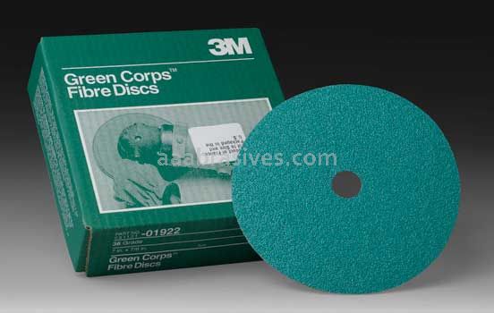 3M™ 7000045656 7 x 7/8 36 Grit Green Corps™ Fibre Disc