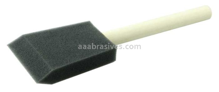 Weiler 99805 2" Foam Applicator Brush 2-5/8" Length Wood Handle
