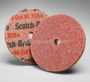 3M™ Scotch-Brite™ 7000144161 3 x 1/2 x 3/8 9C XCS+ Rapid Cut Unitized Wheel