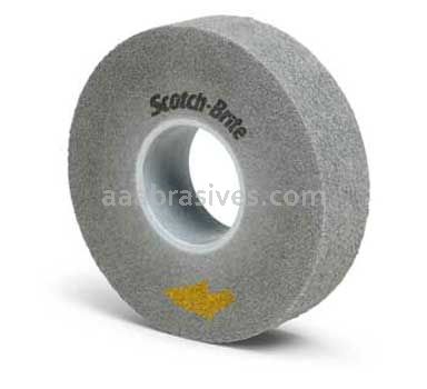 3M™ 7100087819 8 x 2 x 3 Scotch-Brite™ 10 S/C Fine EXL PRO Deburring Wheel