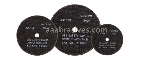 4x1/32x1/4, Thin Cutting Wheel, T-1, Resin Bond, ZA60, Zirc