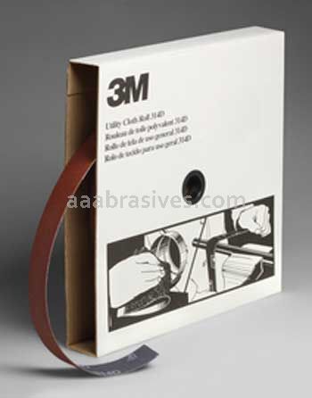 3M&trade; 7000118533 1-1/2 x 50 yds P50 Grit X-weight 314D Utility Cloth Roll