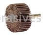 Weiler 52015 2" x 1" Tiger Coated Abrasive Flap Wheel 1/4" Stem 60 AO