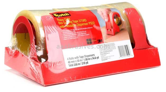 Scotch™ Box Sealing Tape with Dispenser PSD2 Clear 48 mm X 50 m 3M 7010312462