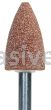 Norton A12 11/16 x 1-1/4 Gemini 38A M N4 1/4 x 1-1/2 Vitrified Mounted Points - A Shapes