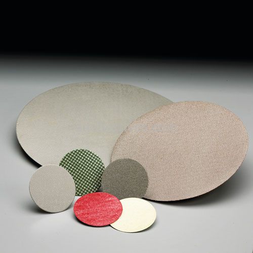 8" x no hole 200 Red Flexible Diamond PSA Discs