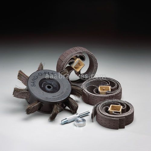 1 x 19" 240 Grit Merit Glue Bond Unscored Sand-O-Flex Refills - Wheel Model #350-RP