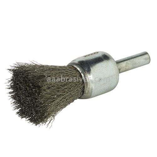 (Norton) - Type - Wire Brush - 3/4" END BRUSH SS .006 -