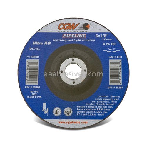 CGW 35663 9 x 1/8 x 5/8-11 A24-T-BF Pipeline-Steel T27