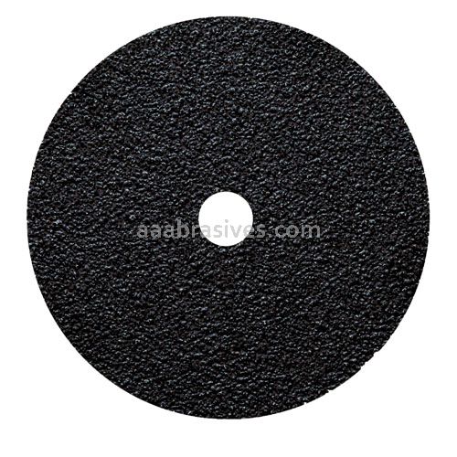 Silicon Carbide Black Resin Fiber Discs 4x5/8 - 80 Grit S/C Black