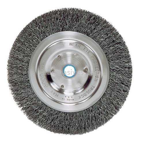 4" Narrow Crimped Wire Wheel, .014, 1/2"-13 A.H. (TLNA-4)