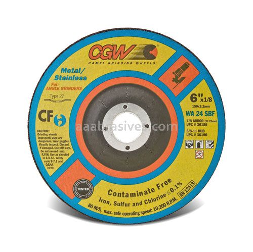 CGW 35639 7 x 1/8 x 5/8-11 WA24-S-BF Stainless T27