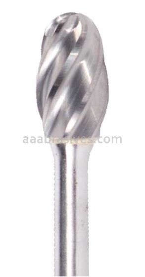 SE-6NF 5/8x1x1/4"sk Oval Carbide Burr For Aluminum