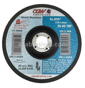 CGW 45304 6 x .045 x 7/8 T27 ZA60-T-BF Quickie Cut Extreme 2