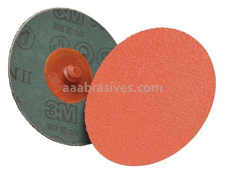3M™ 7100063613 2" 36+ Grit TR 987C Cubitron™ II Roloc™ Fibre Disc
