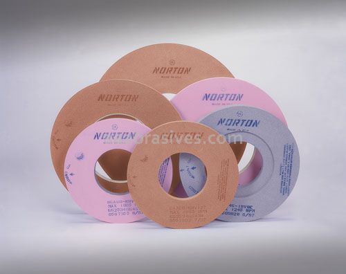 Norton 8 x 3-1/2 x 6.5 57A54-KVS3 Rim 3/4 Plate A76209 Type 02 Cylinder Wheels