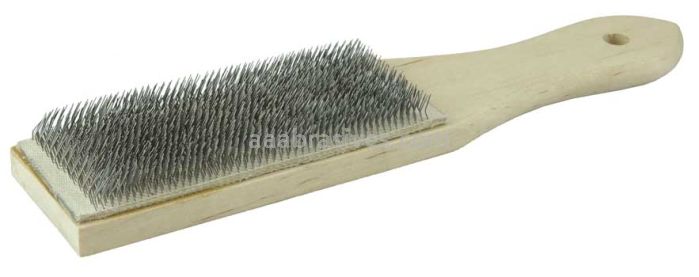 Weiler 44260 File Card Brush .012 Steel Fill
