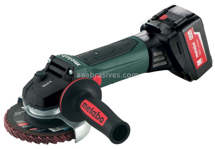 Metabo W18 LTX 125 Inox Cordless Tools 18V 5" High Torque Grinder 4007430241603