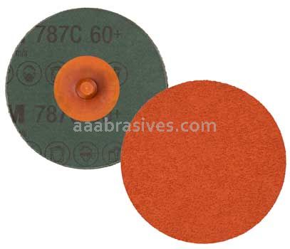 3M™ 7010534972 1-1/2" 60+ Grit TR 787C Roloc™ Fibre Disc