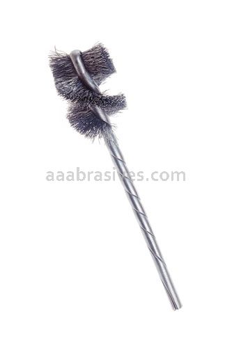 Osborn 1/4” Spiral Wire Tube Brush .0050 W-1/8” Stem Dia #36012