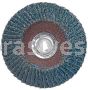 5 x 5/8-11 40 Merit Type 29 Fiberglass Plate Zirc Powerflex Flap Discs