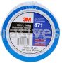 3M&trade; 7010312448 Vinyl Tape 471 Blue 4" x 36 yards