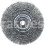 Weiler 01148 8" Narrow Face Crimped Wire Wheel .008" Steel Fill 3/4" Arbor Hole