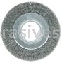 Weiler 03030 6" Wide Face Crimped Wire Wheel .006" Steel Fill 2" Arbor Hole