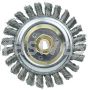 Weiler 79803 Dually 5" Filler Pass Weld Cleaning Brush .023" Steel Wire Fill 5/8"-11 UNC Double-Hex Nut