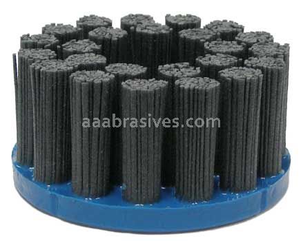 Weiler 85832 5" Nylox Disc Brush Crimped Filament .035/180 SC Fill 7/8" Arbor Hole